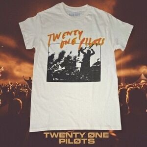 Twenty One Pilots Clancy Era Navigating T-shirt tøp Speckled Cream S